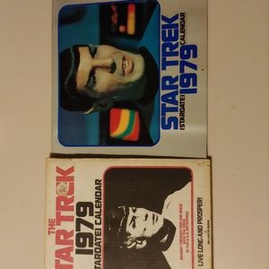 Vtg Star Trek 1979 Calendar w/ Original Packaging (=2029）